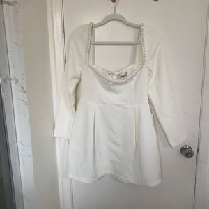 Odd Muse ultimate muse white pearl dress XL
